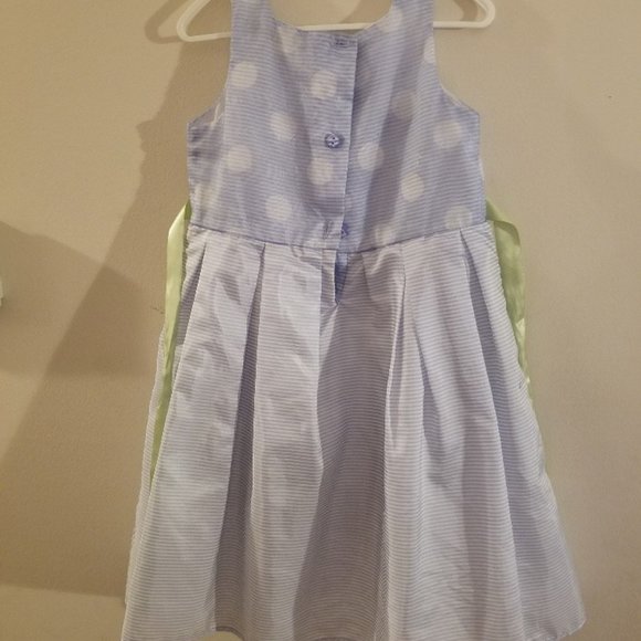 George child girl's purple polka dot dress Size 5 - Picture 2 of 4